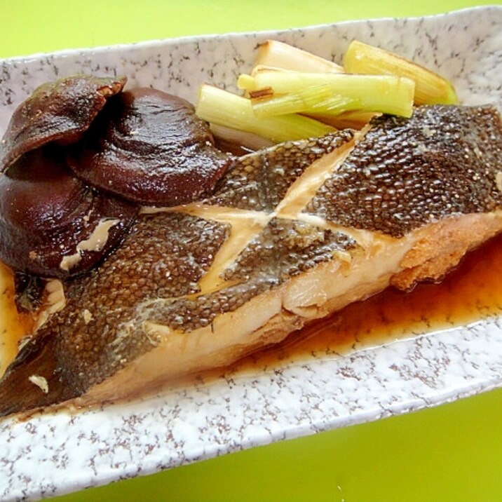 子持ちカレイと椎茸焼きネギの煮つけ レシピ 作り方 By Mint74 楽天レシピ